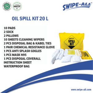 Oil Spill Kit 20 Liter Swipe All