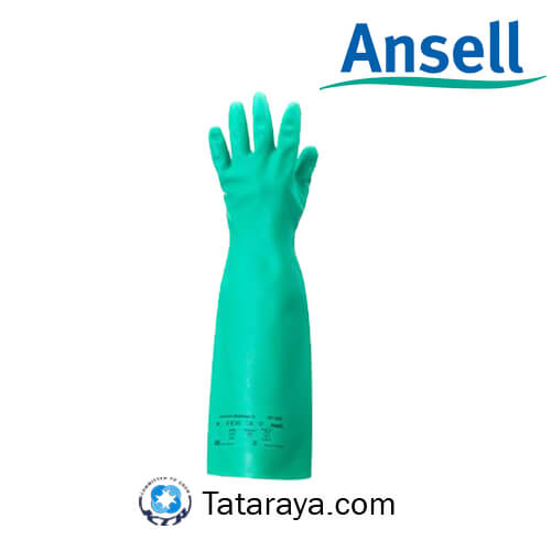 37 178 ansell solvex nitrile chemical protection gloves