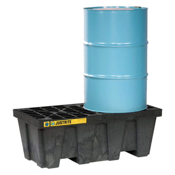 Justrite 2 Drum Pallet EcoPolyBlend 28623