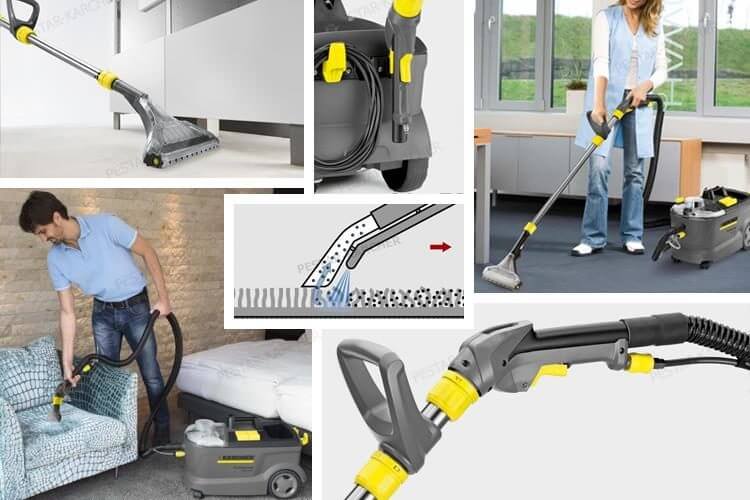 Cara Menggunakan Vacuum Extractor Puzzi 8/1 C Karcher