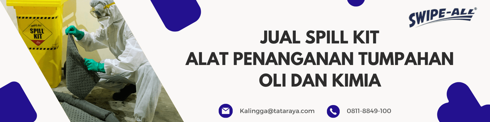 Jual Spill Kit Alat Penanganan Tumpahan Oli dan Kimia