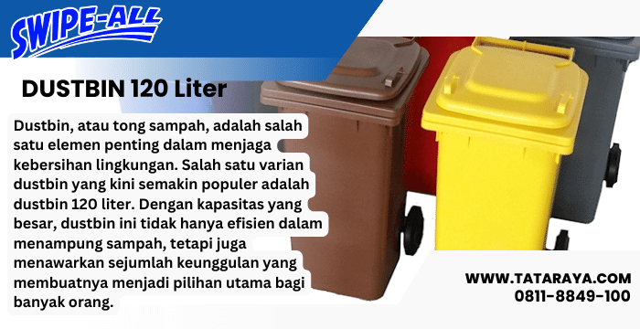 Jual Dustbin 120 Ltr