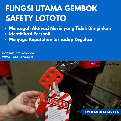 FUNGSI UTAMA GEMBOK SAFETY LOTOTO