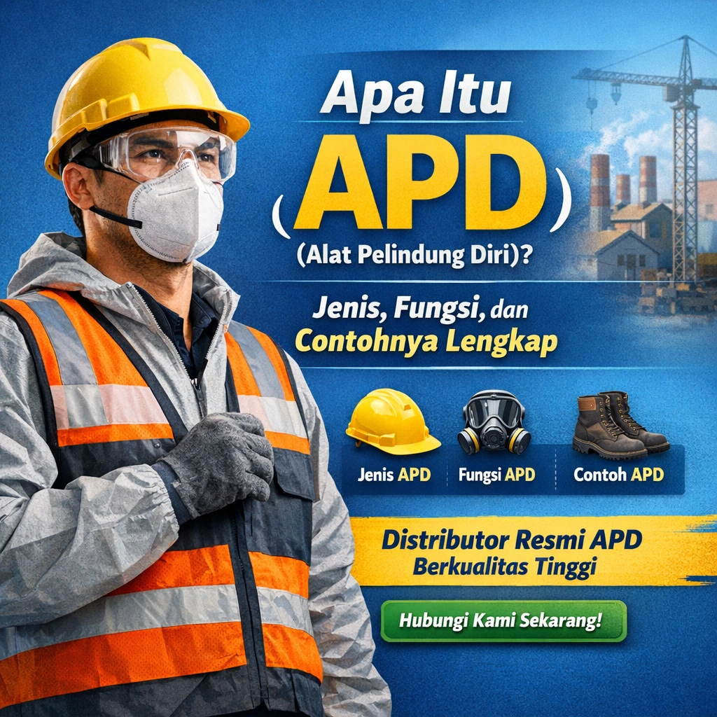 Apa Itu APD (Alat Pelindung Diri) Jenis, Fungsi, dan Contohnya Lengkap buatkan poster artikel dengan tema tersebut