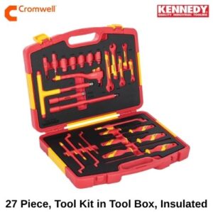 27 Piece, Tool Kit in Tool Box, Insulated VDE Tool Set KEN5344888E