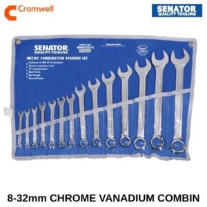8-32mm CHROME VANADIUM COMBINATION SPANNER SET (14-PC) SEN5825251E