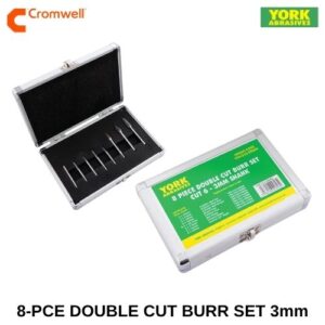 8-PCE DOUBLE CUT BURR SET CUT 6 3mm SHK YRK2109896K