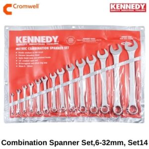 Metric, Combination Spanner Set, 6 - 32mm, Set of 14, Chrome Vanadium Steel KEN5822900K