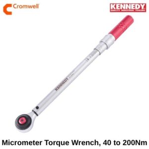 Micrometer Torque Wrench, 40 to 200Nm, 1_2 in. Drive KEN5579756Z